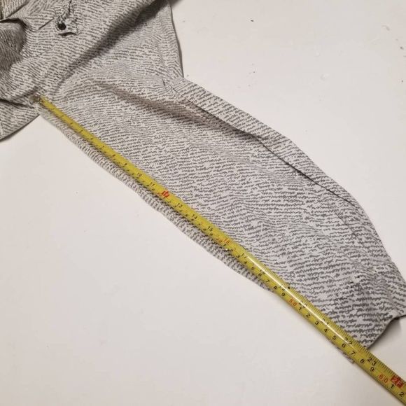 Tomato Mens Button Front Shirt Gray White Handwriting 100% Cotton Vintage XL - Picture 6 of 12